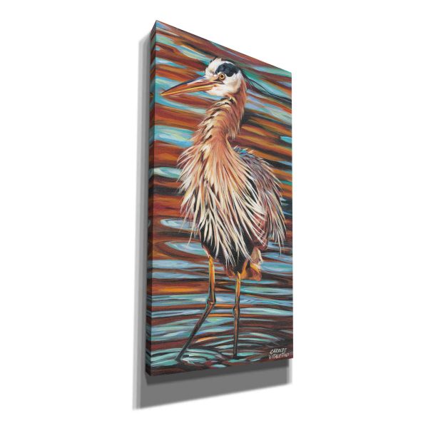 Watchful Heron II  by Carolee Vitaletti, Giclee Canvas Wall Art For Sale