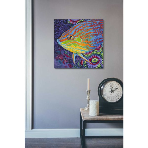 Brilliant Tropical Fish I  by Carolee Vitaletti Giclee Canvas Wall Art Online now