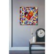 Mosaic Heart III  by Carolee Vitaletti Giclee Canvas Wall Art Sale