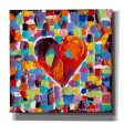 Mosaic Heart III  by Carolee Vitaletti Giclee Canvas Wall Art Sale