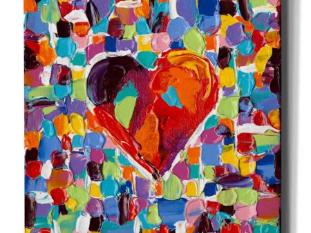 Mosaic Heart III  by Carolee Vitaletti Giclee Canvas Wall Art Sale