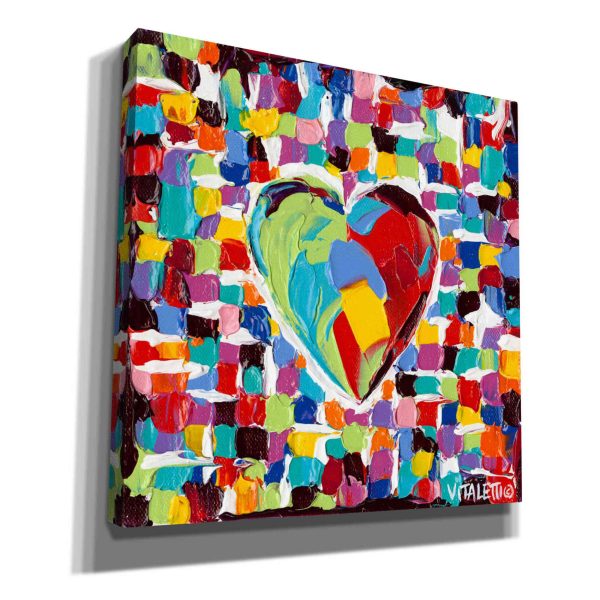 Mosaic Heart I  by Carolee Vitaletti Giclee Canvas Wall Art Online Hot Sale