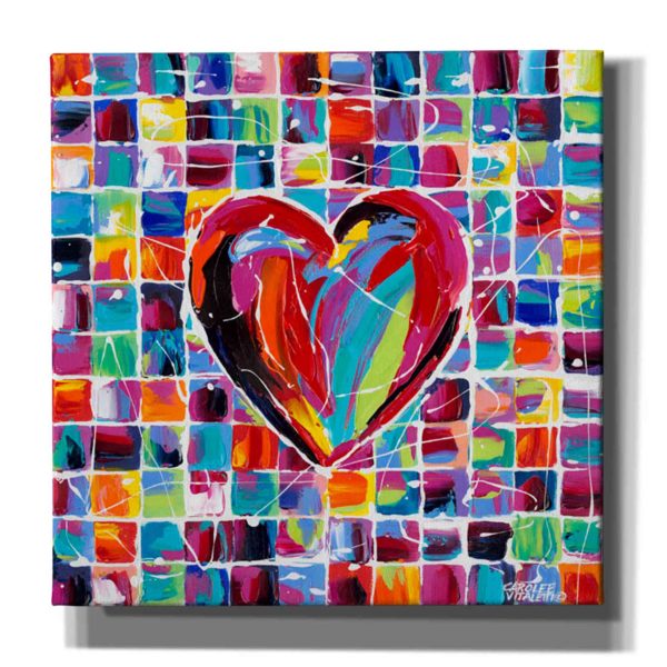 Hearts of a Different Color II  by Carolee Vitaletti Giclee Canvas Wall Art Cheap