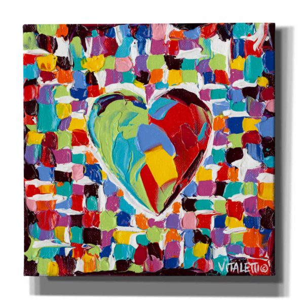 Mosaic Heart I  by Carolee Vitaletti Giclee Canvas Wall Art Online Hot Sale