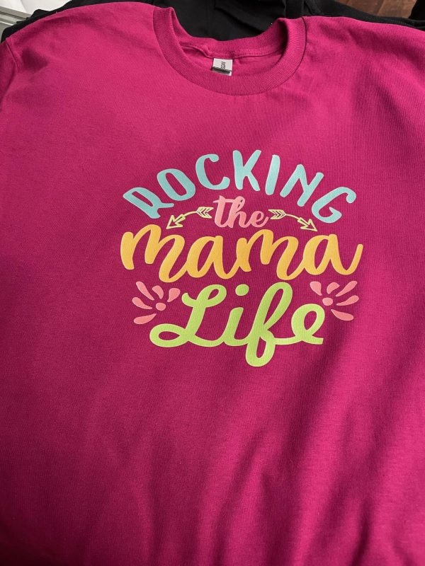 Rocking the Mama Life T-Shirt For Sale