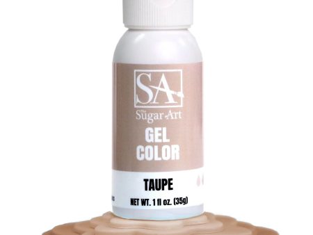 Taupe - Gel Food Color - 1oz  by: The Sugar Art Online now