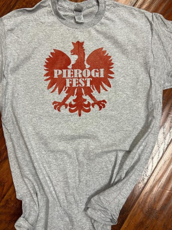 Pierogi Fest Polish Eagle T-Shirt Cheap