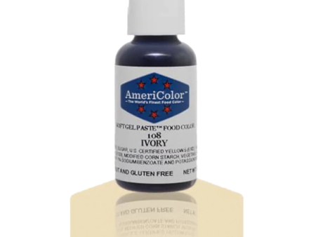 Americolor Soft Gel Paste - Ivory - Select Size - Food Color For Cheap