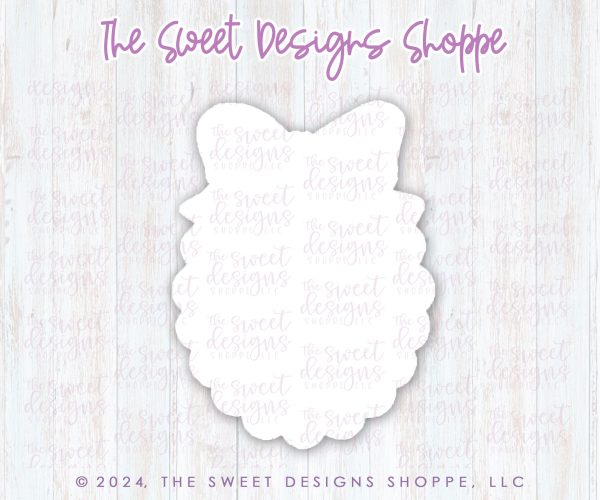 Coquette Scalloped Plaque - Cookie Cutter Online now