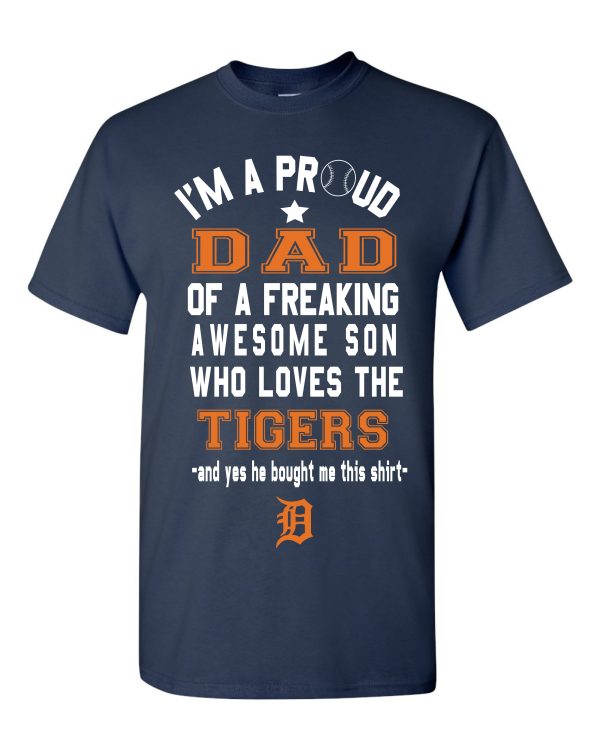 Detroit Tigers Dad Son T-Shirt Hot on Sale