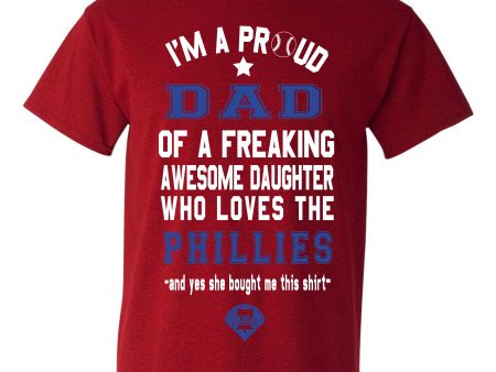 Philadelphia Philles Dad Daughter T-Shirt Online now