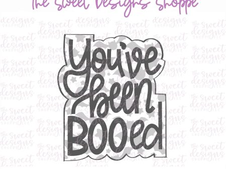 Bundle - You ve been BOOed  - Cookie Cutter & Stencil Hot on Sale