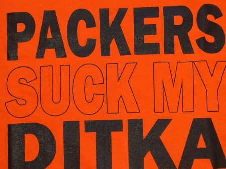 Packers Suck My Ditka T-Shirt Orange Online Hot Sale