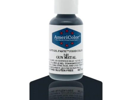 Americolor Soft Gel Paste - Gun Metal - Select Size - Food Color Sale