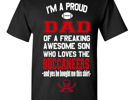 Tampa Bay Buccaneers Proud Dad Son T-Shirt Sale