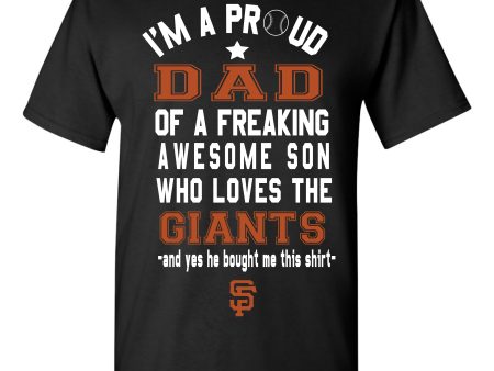 Copy of San Francisco Giants Dad Son T-Shirt Online now