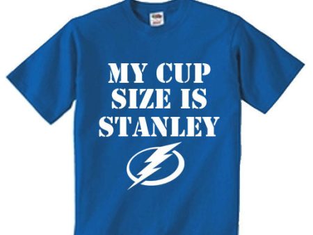 My Cup Size is Stanley Tampa Bay Lightning t-shirt Online Sale