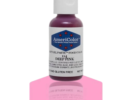 Americolor Soft Gel Paste - Deep Pink - Select Size - Food Color Sale