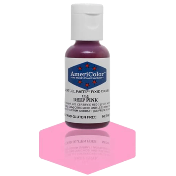 Americolor Soft Gel Paste - Deep Pink - Select Size - Food Color Sale