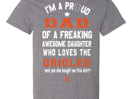 Baltimore Orioles Dad Daughter T-Shirt Hot on Sale