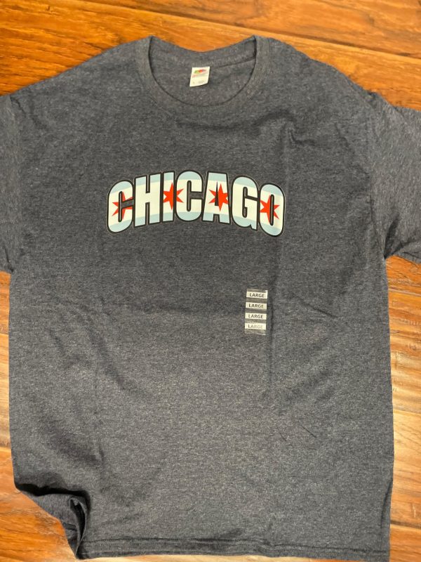 Chicago Flag Design T-Shirt Sale