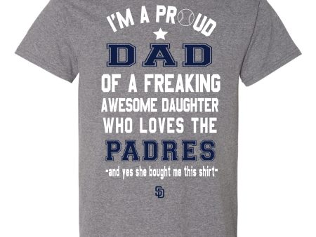 San Diego Padres Dad Daughter T-Shirt Fashion