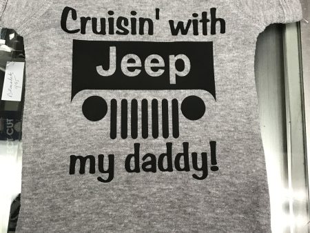 Cruisin With My Daddy Jeep Onesie Supply