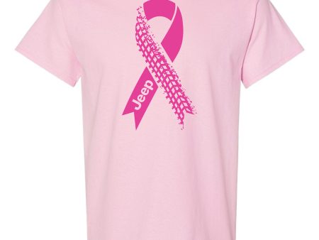 Jeep Breast Cancer Ribbon t-shirt Hot on Sale