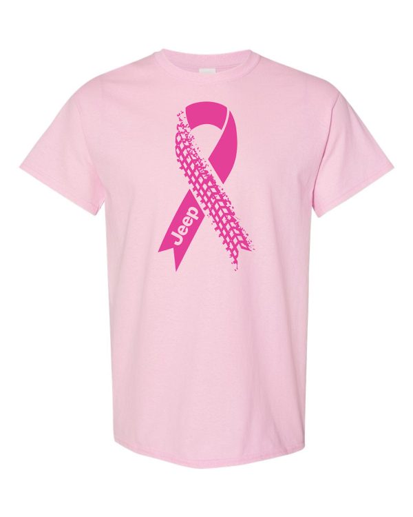 Jeep Breast Cancer Ribbon t-shirt Hot on Sale