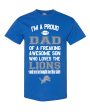 Detroit Lions Proud Dad Son T-Shirt Cheap