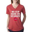 My Cup Size is Stanley Washington Capitals Ladies Vneck t-shirt Online now