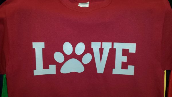 Pet Lover t-shirt Puppy love paw dog cat Best Friend love Sale