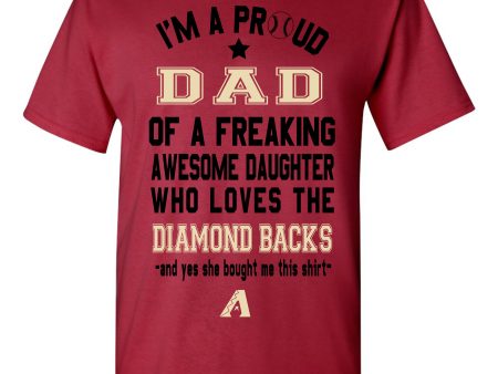 Arizona Diamondbacks Dad Daughter T-Shirt Online Sale