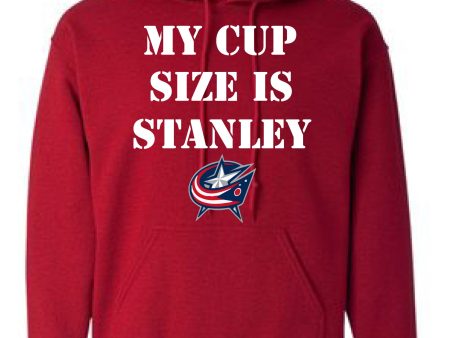 My Cup Size is Stanley - Columbus Blue Jackets Hoodie Online Hot Sale