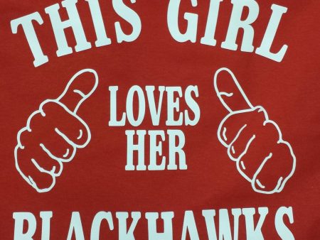 This Girl Loves Her Blackhawks t-shirt Chicago Sports Online Sale