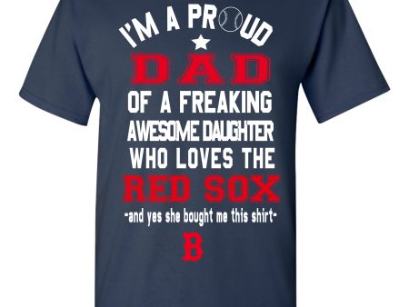 Boston Red Sox Dad Daughter T-Shirt Online Hot Sale