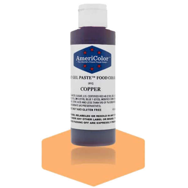 Americolor Soft Gel Paste - Copper - Select Size - Food Color on Sale