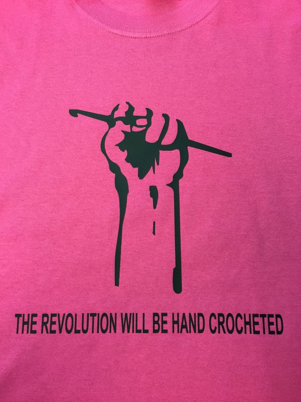 Crochet T-Shirt: The Revolution Will Be Hand Crocheted Online now