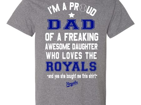 Kansas City Royals Dad Daughter T-Shirt Online now