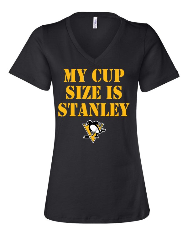 My Cup Size is Stanley Pittsburgh Penguins Women s T-Shirt For Cheap