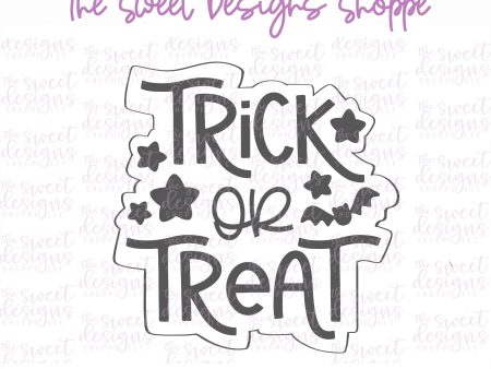 Bundle - Trick or Treat 2021 - Cookie Cutter & Stencil Hot on Sale