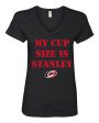 My Cup Size is Stanley North Carolina Hurricanes Women s T-Shirt For Cheap