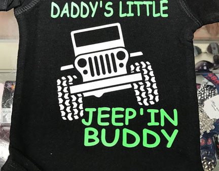 Daddy s Little Jeep in Buddy Onesie Supply