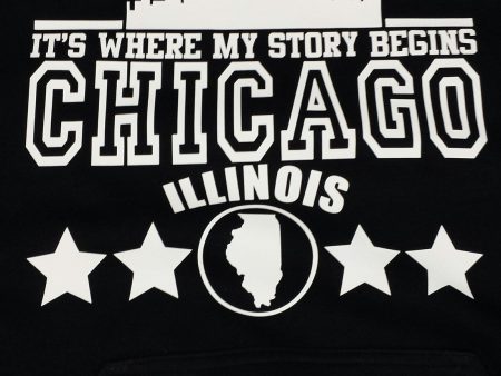 Chicago Where My Story Begins Illinois Hoodie Cheap