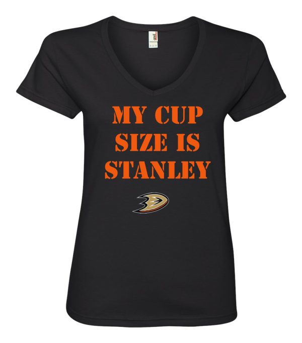 My Cup Size is Stanley Anaheim Ducks Women s T-Shirt Online