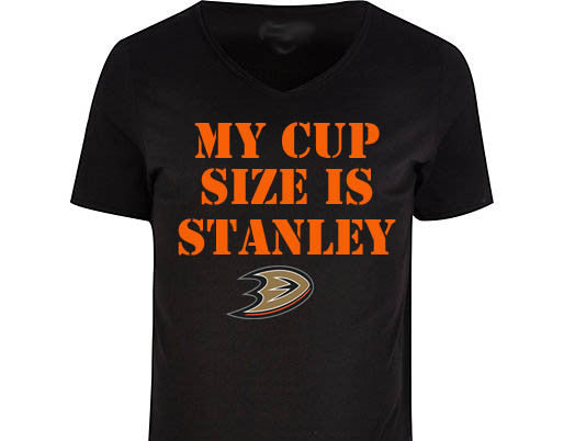 My Cup Size is Stanley Anaheim Ducks t-shirt on Sale