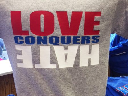 Love Conquers Hate T-Shirt Online