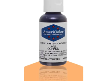 Americolor Soft Gel Paste - Copper - Select Size - Food Color on Sale