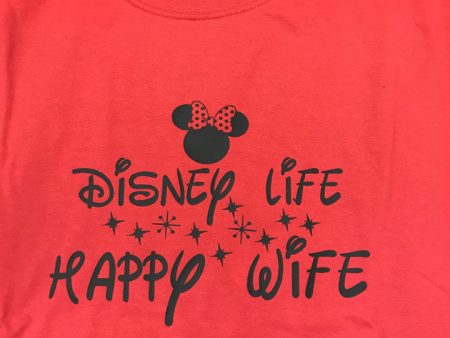 Disney Life, Happy Wife T-Shirt Sale