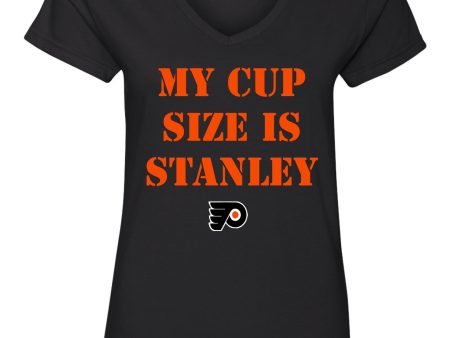 My Cup Size is Stanley Philadelphia Flyers Women s T-Shirt Discount